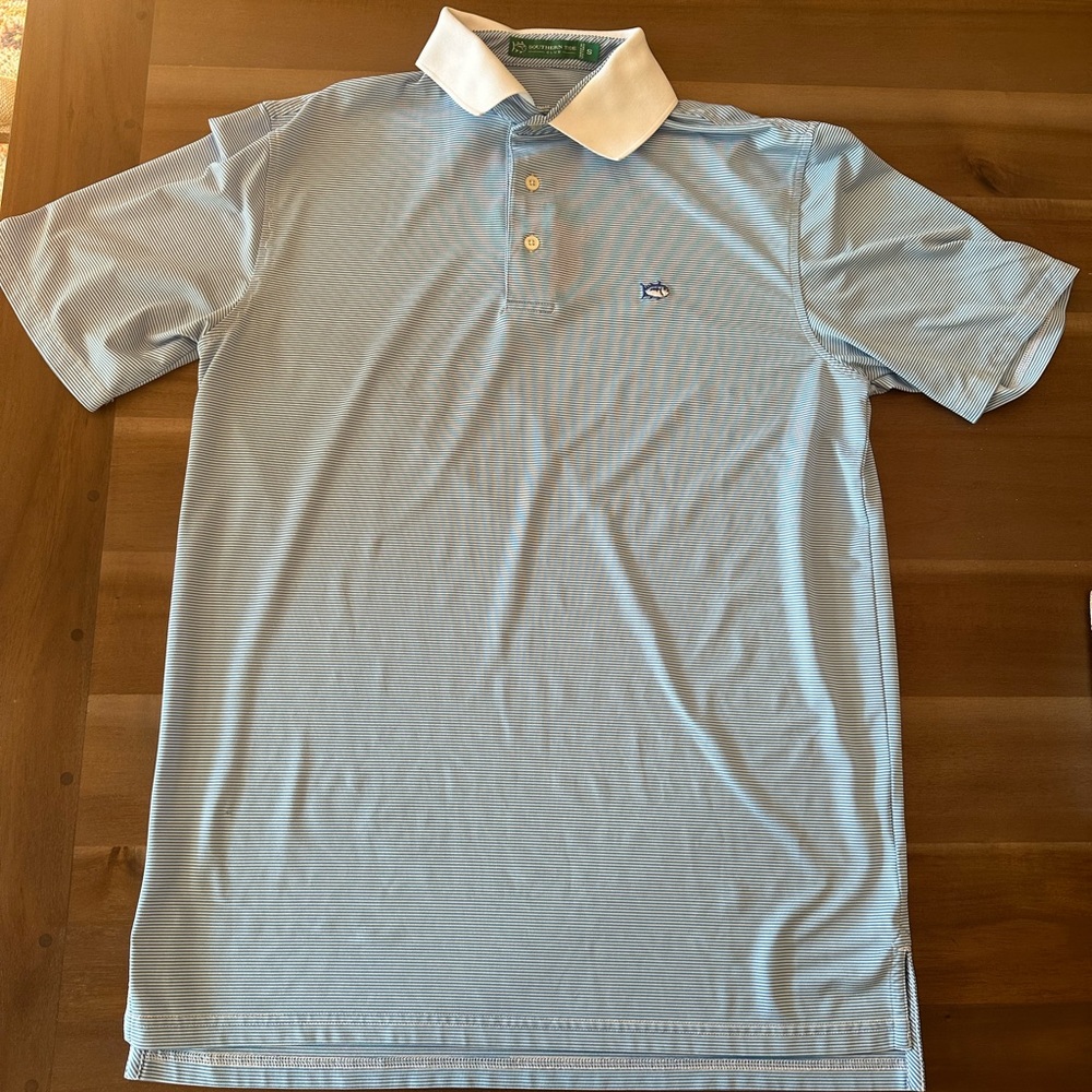 Southern Tide Men’s Polo Shirt Small Dry fit.